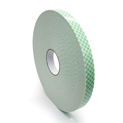 Double Coated PU Foam Tape 1mm White Acrylic Adhesive 24m