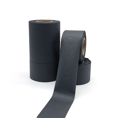 Matte Black Kraft Paper Tape - 2 Inch Wide for Gift Wrapping, Scrapbooking, DIY Crafts - Decorative Masking Tape, 55 Yards