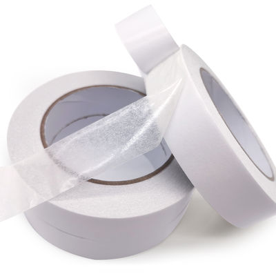 High Tack Acrylic Adhesive Double Sided Tissue Tape Jumbo Roll For Industrial Die Cutting