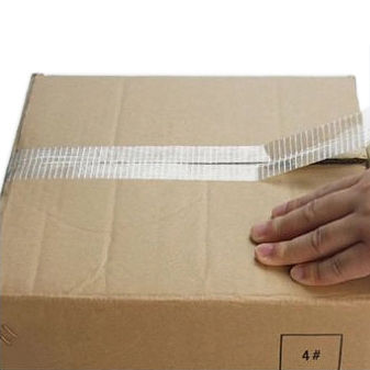 Single-Sided Transparent Fiberglass Adhesive Tape Reinforced with 48mm*20m Size and 150mic Thickness for Sealing and Masking