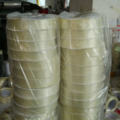 Reinforced Single Sided Filament Strapping Tape with High Viscosity and Strong Tensile Force for Heavy Duty Packing