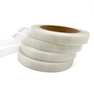 Fiberglass Filament Tape with 135mic Thickness 800N/inch Tensile Strength and 11N/inch Pell Adhesion for Heavy Packing and Metal Strapping