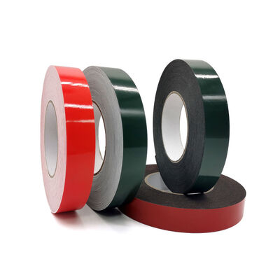 PE Foam Tape Mounting Red White Blue Green Film Color Adhesive Double Sided Tape Suitable for Sealing Cushioning and Insulation