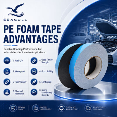 High Density PE Foam Tape For Construction Decoration Mounting Sealing