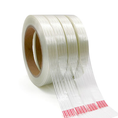 Mono Filament Tape Fiberglass Reinforced Strapping Adhesive Tape For Furniture Woodworking