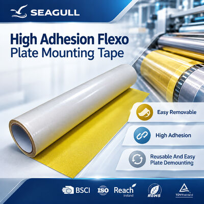 Double Sided Adhesive Cloth Plate Mounting Tape For Flexographic Printing Corrugated Board