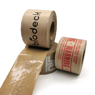 Free Sample Custom Printing Hot Melt Adhesive Brown Kraft Tape