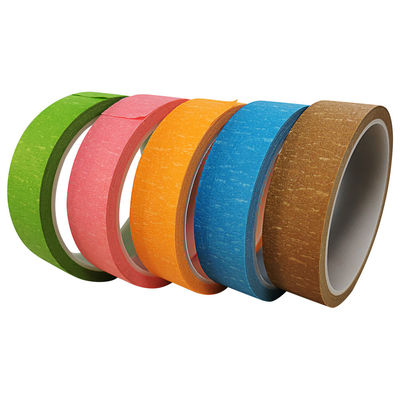 Free Sample Single Sided Rubber Residue Free Multicolor Masking Tape