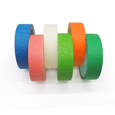 Color Masking Tape Custom Size Peels Off Easily Masking Tape