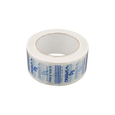 High Adhesion Single Sided Hot Melt Adhesive Bopp Tape Customizable Logo