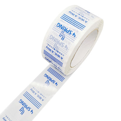 High Adhesion Single Sided Hot Melt Adhesive Bopp Tape Customizable Logo