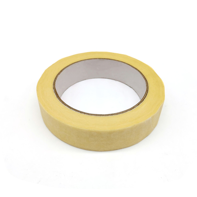 Rubber Single Side Residue Free Yellow Masking Paper Paint Tape