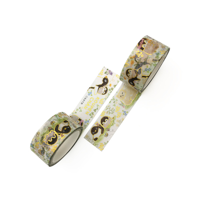 Singer Sided Rubber Coloured Floral Christmas Washi Tape