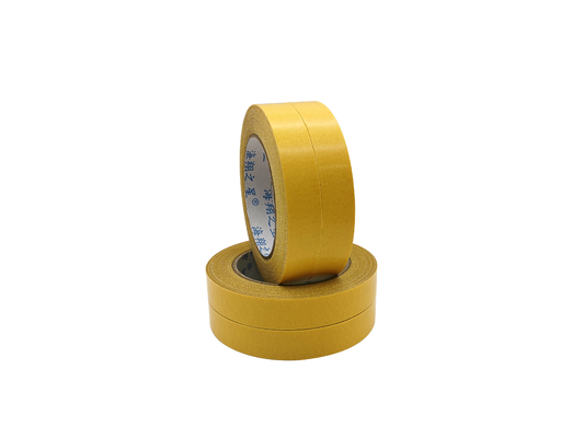 Yellow Double Sided Hot Melt Adhesive Customizable Carpet Tape