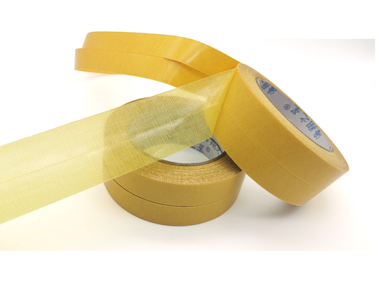 Custom Size Double Sided High Adhesion Yellow Hot Melt Adhesive Carpet Tape