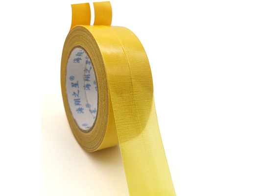 Custom Size Double Sided High Adhesion Yellow Hot Melt Adhesive Carpet Tape