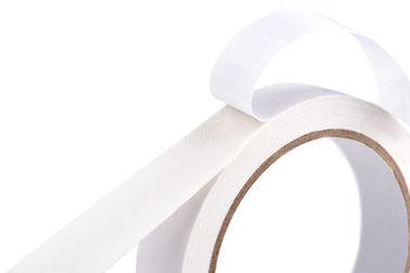 90 Mic Pressure Sensitive Adhesive Strong Double Sided Tissue Paper Tape For Fixing