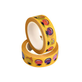 Christmas Washi Sticky Tape Waterproof Hot Melt Adhesive Peels Off Easily