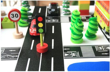 Highway Road Patterned Washi Paper Tape DIY Strong Adhesive Strength Long Shelf Life