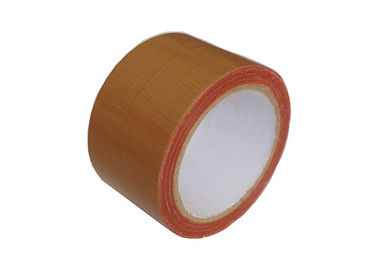 Chocolate Brown Cloth Duct Tape Oil Resistant Hot Melt Adhesive For Carpet Joint