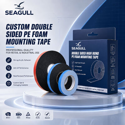 Double Sided Adhesive PE Foam Tape Double Sided Adhesive For Solar Panel Frame Mounting