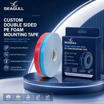 Professional PE Foam Adhesive Tape For Automotive Trim Fixing Gap Filling Insulation