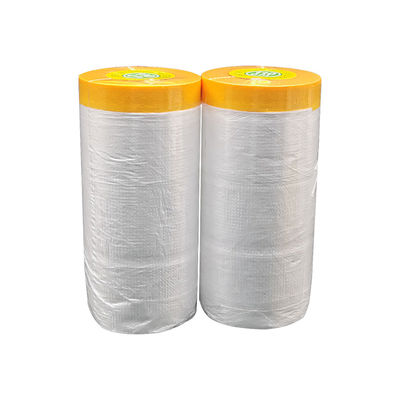 Plastic Protection Orange Masking Film For Spray Painting