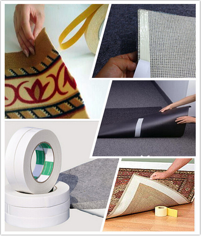 Custom Strong Adhesive Mesh Cloth Seam Tape For Carpet Edge Banding